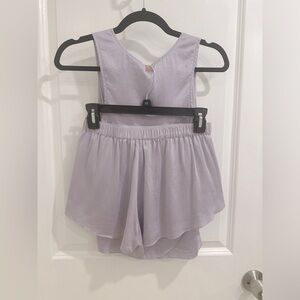 Lunya Tulip Back Pajama Set - Lilac